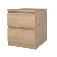 TVILUM Naia nattduksbord med 2 lådor