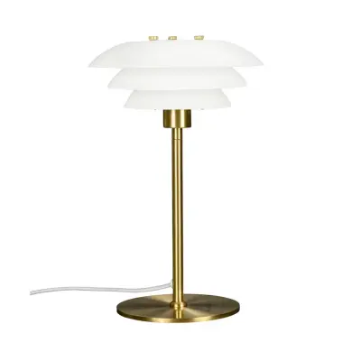 Dyberg Larsen - DL20 Bordslampa Opal/BrassDybergLarsen