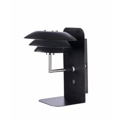 Dyberg Larsen - DL20 USB Hylla inkl. Lampe SvartDybergLarsen