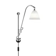 GUBI - Bestlite BL5 Vägglampa Ø16 Krom/Porslin