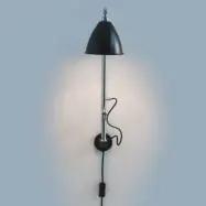 GUBI - Bestlite BL5 Vägglampa Ø16 Krom/Svart