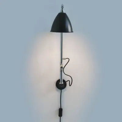 GUBI - Bestlite BL5 Vägglampa Ø16 Krom/Svart