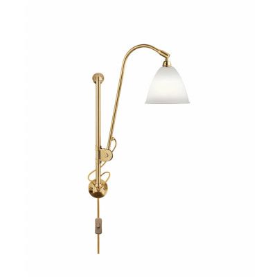 GUBI - Bestlite BL5 Vägglampa Ø16 Mässing/Porslin