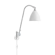 GUBI - Bestlite BL6 Vägglampa Ø16 Krom/Matt Vit