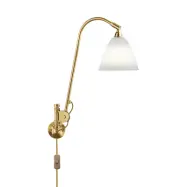 GUBI - Bestlite BL6 Vägglampa Ø16 Mässing/Porslin