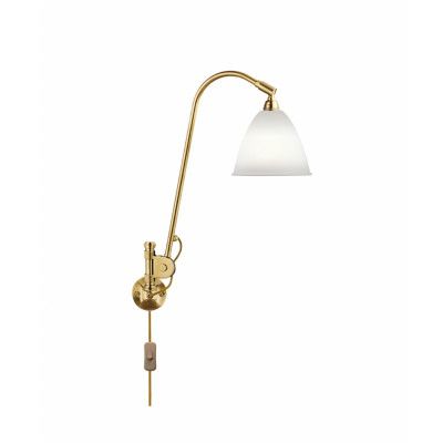 GUBI - Bestlite BL6 Vägglampa Ø16 Mässing/Porslin