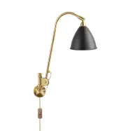 GUBI - Bestlite BL6 Vägglampa Ø16 Mässing/Svart