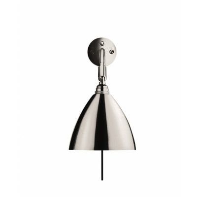 GUBI - Bestlite BL7 Vägglampa Ø16 Krom/Krom