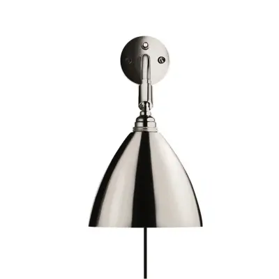 GUBI - Bestlite BL7 Vägglampa Ø16 Krom/Krom