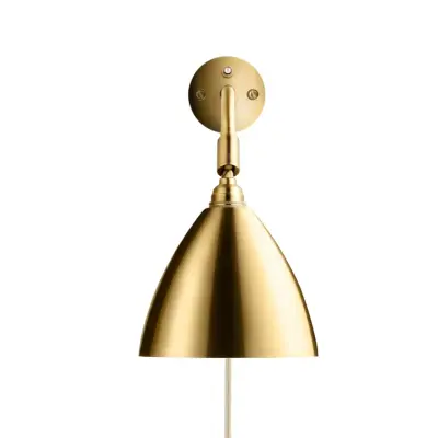 GUBI - Bestlite BL7 Vägglampa Ø16 Mässing/Mässing