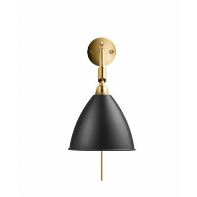 GUBI - Bestlite BL7 Vägglampa Ø16 Mässing/Svart