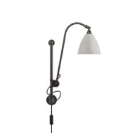 GUBI - Bestlite BL5 vägglampa, Ø 16 cm, svart/mässing/vit