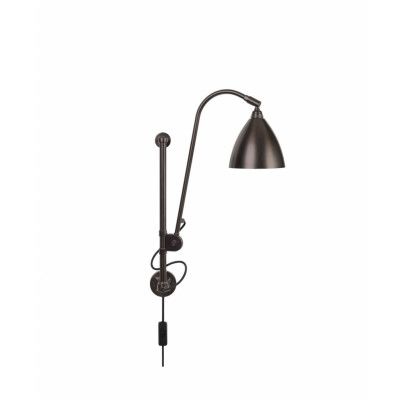 GUBI - Bestlite BL5 vägglampa, Ø 16 cm, svart/mässing
