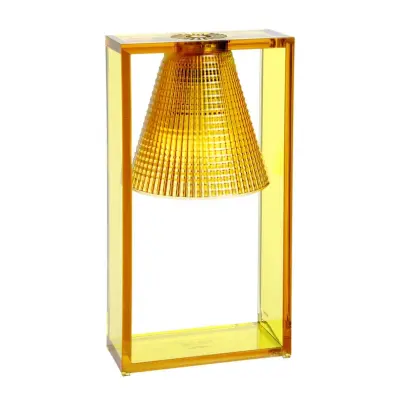 Kartell - Light Air Bordslampa Sculped Bernsten