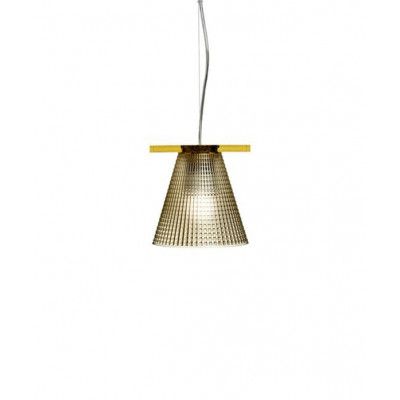 Kartell - Light Air Taklampa Sculped Bernsten
