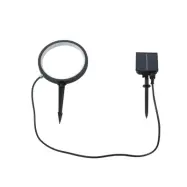 Lindby - Syrene solcellslampa med jordspett, svart –