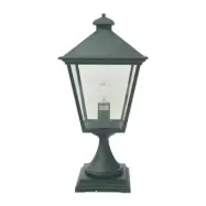 Norlys - London Utomhus Blomsterstolpa Stor t/Ingjutningsfäste Svart