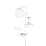 Vägglampa Astoria vit