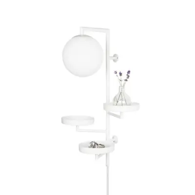 Vägglampa Astoria vit