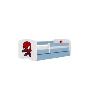 KOCOT KIDS Säng babydreams blå spiderman utan låda med madrass 140/70