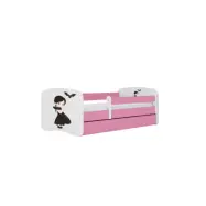 KOCOT KIDS Säng babydreams rosa wednesday utan låda med madrass 140/70