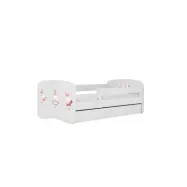 KOCOT KIDS Bed babydreams vita kaniner med fjärilar utan låda med madrass 140/70