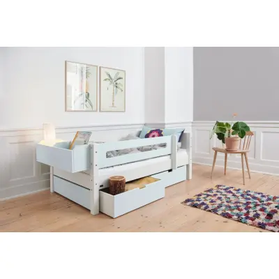 Manis-H Mimer Enkelsäng med designsänggrind och lådor - 160 cm - 90x160