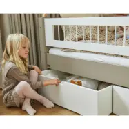 Manis-H Mimer Enkelsäng med ribbor och lådor - 160 cm - 90x160