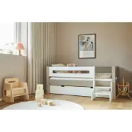 Manis-H Mimer Enkelsäng med ribbor och lådor - 200 cm - 90x200