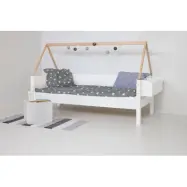 Manis-H Saga House-säng med sängstomme i bok - 200 cm - 90x200