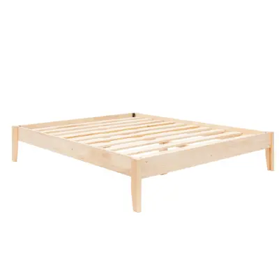 NORDVÄRK Galaksi 180 sängstomme, med ribbotten - naturlig gran och furu (180x200)