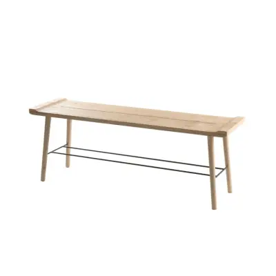 Bänk Scala 124x35 cm natur
