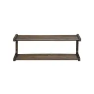 ROWICO Inverness väggmonterad skohylla, w. 2 hyllplan - brun ek (B:80)