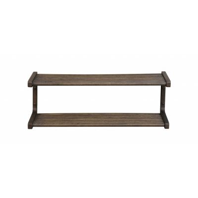 ROWICO Inverness väggmonterad skohylla, w. 2 hyllplan - brun ek (B:80)