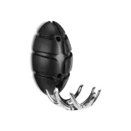 SPINDER DESIGN Bug klädhängare - svart plast och silver stål