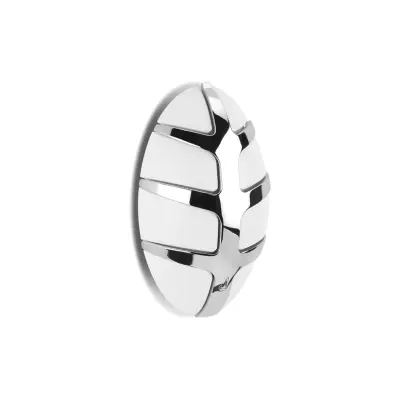 SPINDER DESIGN Bug klädhängare - vit plast och silver stål