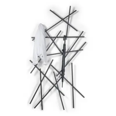 SPINDER DESIGN Matches Klädhängare - Svart Stål (100 x 184 cm)