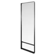 SPINDER DESIGN Rektangulär Donna Väggspegel - Spegelglas& Svart Stål (60 x 190 cm)