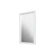 SPINDER DESIGN Rektangulär Senza Väggspegel - Spegelglas och Vitt Stål (55 x 40 cm)