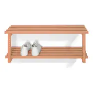 SPINDER DESIGN Rizzoli/Marco Color Edition skohylla, w. 2 hyllor - lera terra stål (B:71)