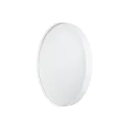 SPINDER DESIGN Rund Donna Väggspegel - Spegelglas och Vit Stål (Ø 60 cm)