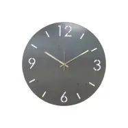 SPINDER DESIGN Time väggklocka, rund - lackad stål (Ø40)