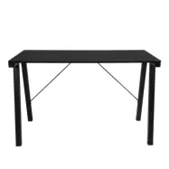 ACT NORDIC Typhoon Skrivbord - Svart Glas och Svart Metall
