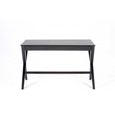 ACT NORDIC Writex Skrivbord - Svart Gummiträ, med Låda