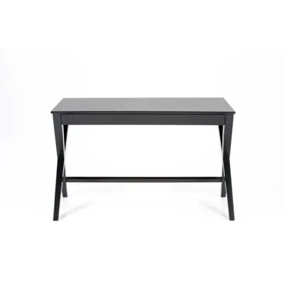 ACT NORDIC Writex Skrivbord - Svart Gummiträ, med Låda