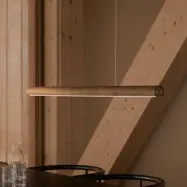 Akeno LED-hänglampa, trä, dimbar – Nordlux DFTP by Nordlux - Matsal - Modern - Med en ljuskälla