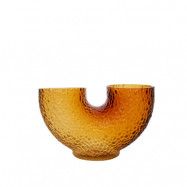 AYTM - Arura Low Glass Vase Amber