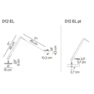 Berenice Bordslampa w/Fixing Pin Alu Luceplan - Arbetsrum / hemkontor - Metall