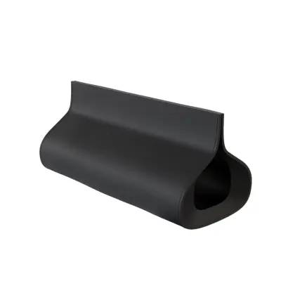 Cuero Design Leather kabelbox Black M