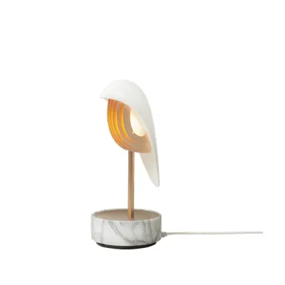 Daqi Concept Whisper väckarklocka/lampa, White Gold